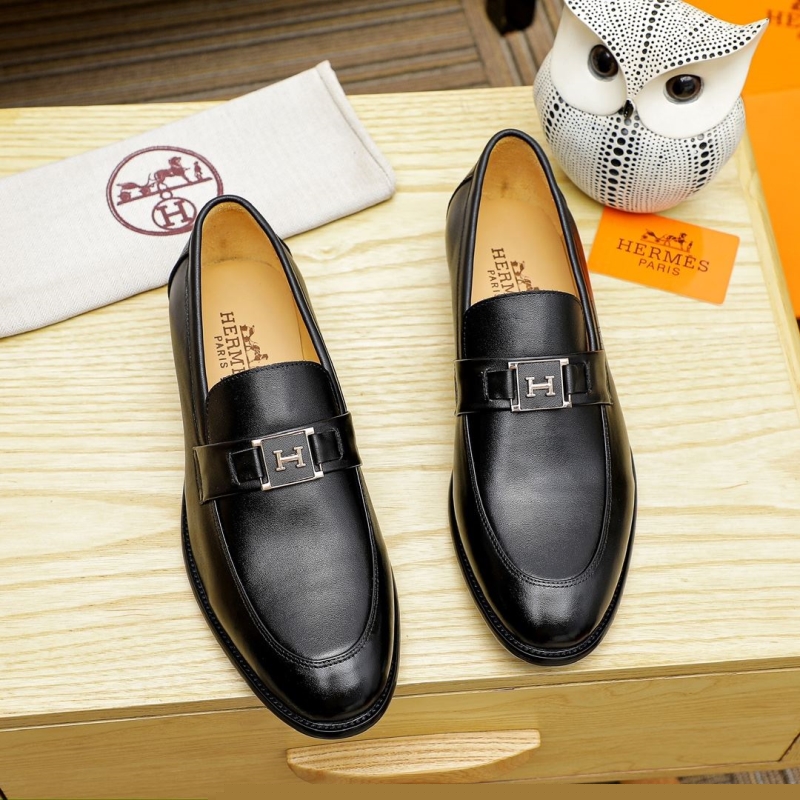 H**mes leather shoes